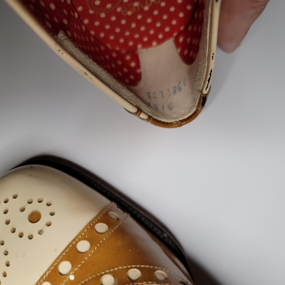 Museum Quality 1930s Patent Leather Owl face Detail pump shoe size 6.5 - Picture 2 of 16